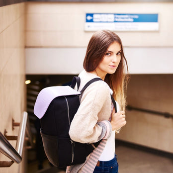 Saint Maniero Rucksack Damen I Rucksack Mädchen I Damenrucksack I Umhängetaschen DamenI Rucksack Frauen I Arbeitstasche Damen I Laptoptasche Damen I Tagesrucksack Damen I Daypack Damen