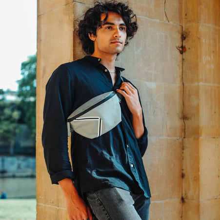 Bauchtasche Ardito • Pink Dunkelblau