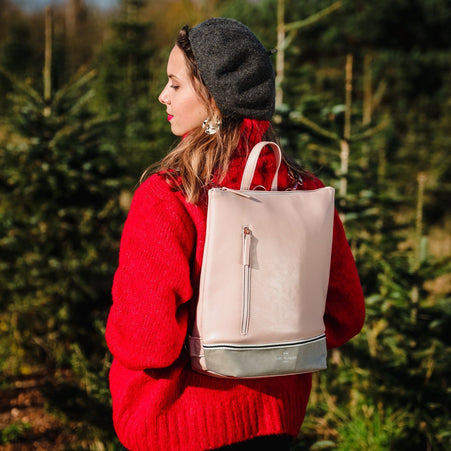 Rucksack Bellina • Pink-Grau
